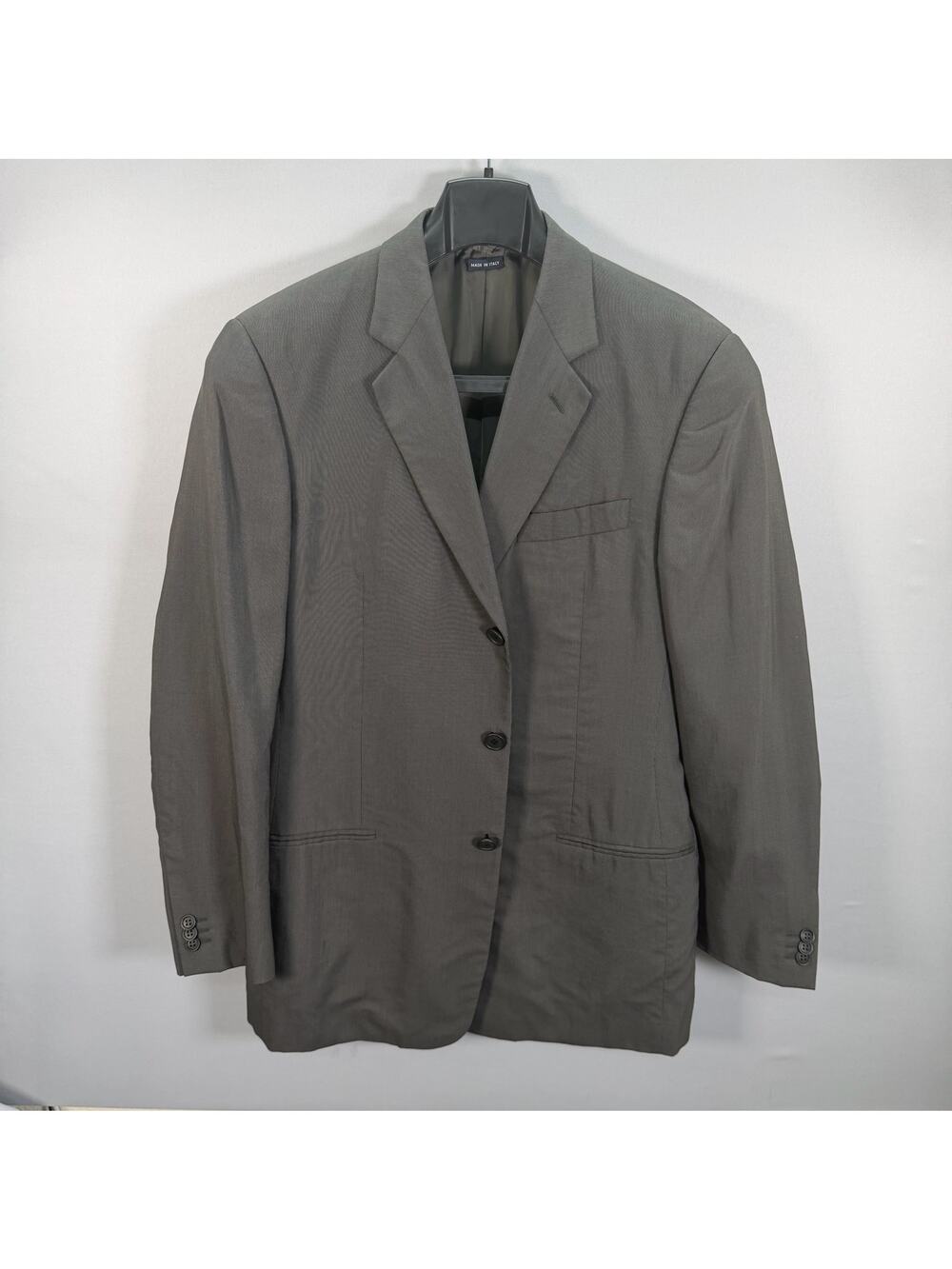 Giorgio Armani Le Collezioni Suit Jacket Blazer Mens 42R Charcoal Gray